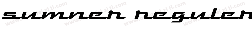 sumner reguler字体转换
